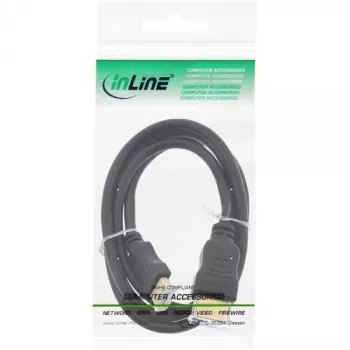 InLine HDMI mini cable, High Speed HDMI, AM/CM, gold plated, 1.5m