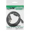 InLine HDMI-DVI Cable 19 Pin male / 18+1 male + ferrite choke black 1.8m