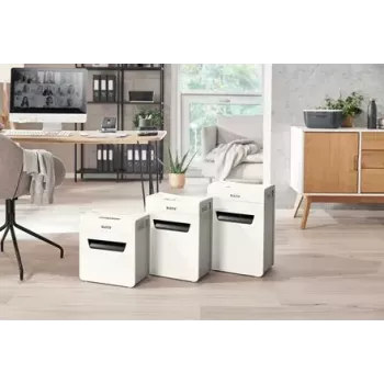 Paper Shredder LEITZ IQ Protect Premium 6M P5 — Micro-cut, 18 L, Touch control, 351×204×355 mm