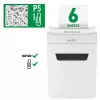 Paper Shredder LEITZ IQ Protect Premium 6M P5 — Micro-cut, 18 L, Touch control, 351×204×355 mm