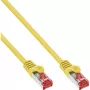 InLine Patch Cable S/FTP PiMF Cat.6 250MHz PVC CCA yellow 0.25m