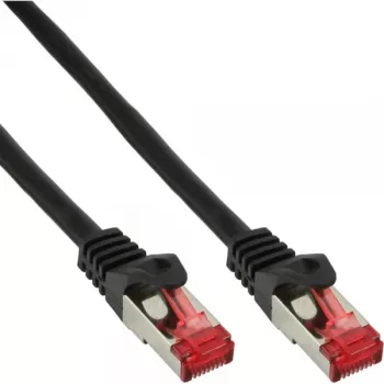 InLine Patch Cable S/FTP PiMF Cat.6 250MHz PVC CCA black 5m