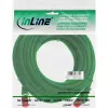 InLine Patch Cable S/FTP PiMF Cat.6 250MHz PVC CCA green 10m