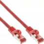 InLine Patch Cable S/FTP PiMF Cat.6 250MHz PVC CCA red 0.5m