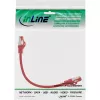 InLine Patch Cable S/FTP PiMF Cat.6 250MHz PVC CCA red 0.25m