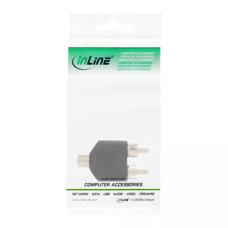 Audio Adapter RCA female / 2x RCA male InLine 99311