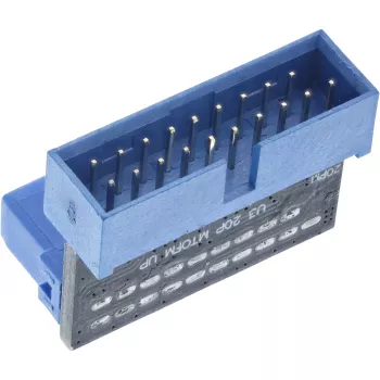 InLine USB 3.0 adapter internal male female UP angled 33448O