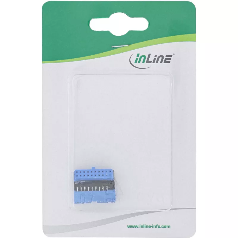 InLine USB 3.0 adapter internal male female UP angled 33448O