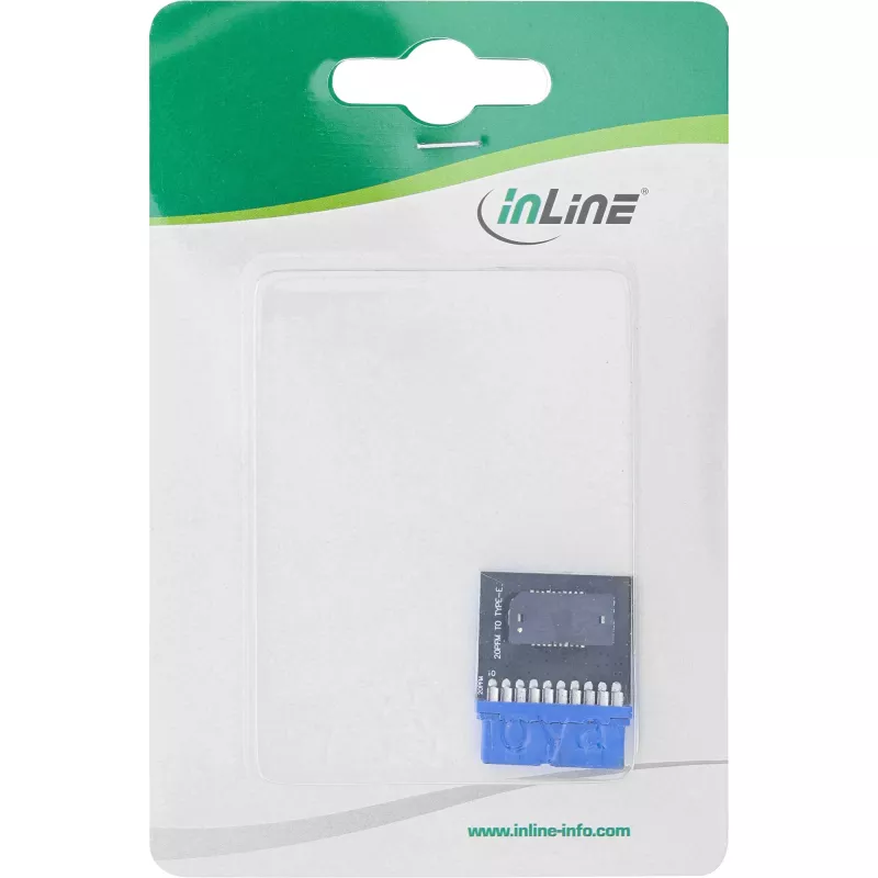 InLine USB 3.0 to USB 3.1 Front Panel Key-B Adapter internal Multicolour