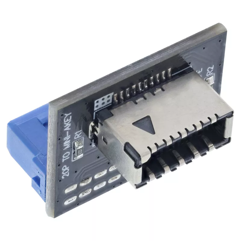InLine USB 3.0 to USB 3.1 Front Panel Key-A Adapter straight internal