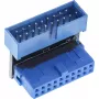 InLine USB 3.0 adapter internal, male / female post connection, angled down