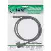 InLine DisplayPort 1.4 cable, 8K4K, left angled, black/gold, 5m