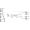 InLine SAS Cable Mini SAS SFF8087 to 4x SATA direct OCR 0.5m