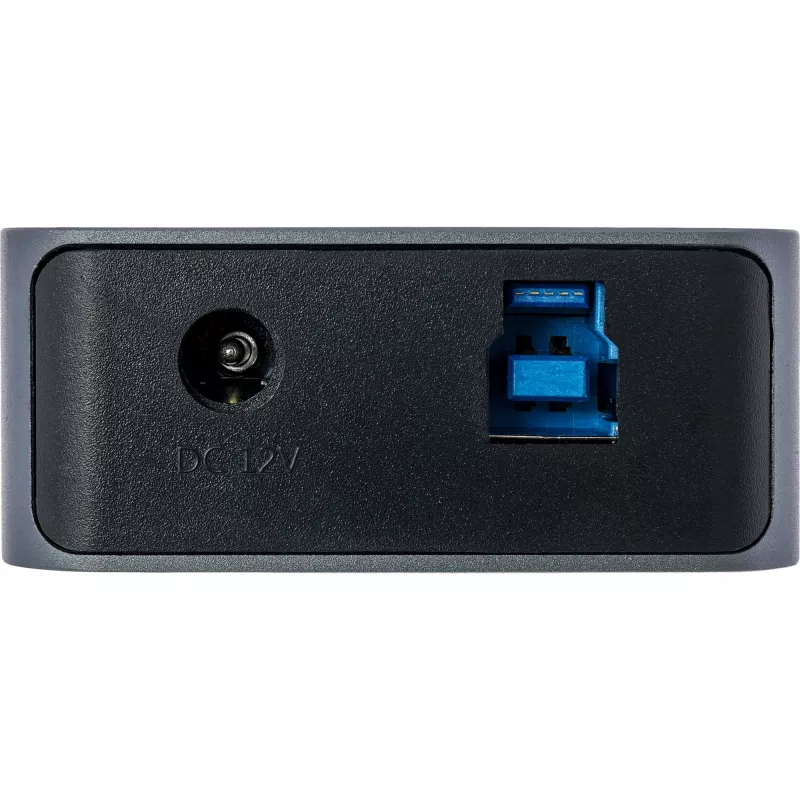 InLine USB 3.2 Gen.1 hub, 7-port, with switch, aluminium, grey, with PSU