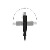 InLine 180° Patch Cable S/FTP PiMF Cat.6A 500MHz halogen free Copper black 1m