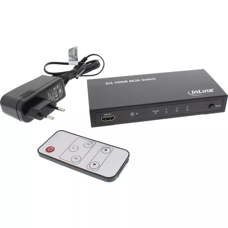 InLine HDMI Switch 3 IN to 1 OUT signal 4K2K 3D HD Audio