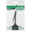 InLine ISDN splitter 1x RJ45 M / 2x RJ45 F, 8P4C without Resistors