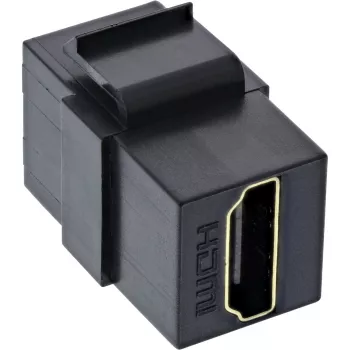 InLine HDMI Keystone Snap-In module, 4K/60Hz, HDMI AF/AF black