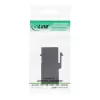 InLine USB 3.1 Snap-In module, USB-A F/F, black housing