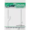 InLine 19110I Galvanised Steel Cable Bracket with Long-Side Opening, 140 x 100 mm