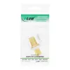InLine Keystone installation adapter, for satellite cable, 2x F sockets, white