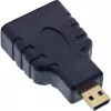 InLine HDMI Adapter HDMI A female / HDMI D male, 4K/60Hz, gold plated