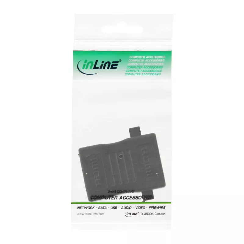 InLine HDMI Installation Adapter HDMI A female / female gold plated, 4K2K