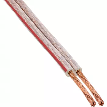 InLine Speaker Cable 2x 2.5mm² CCA transparent 50m