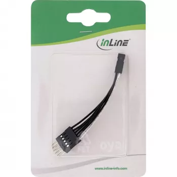 InLine USB Internal Extension 2x 5 Pin male / female direct, 0.05m