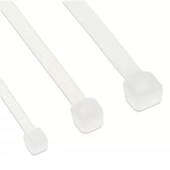 Cable ties InLine 370 mm × 3.6 mm, tensile 176.5 N, yellow, pack 100