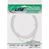 InLine DC extension cable, DC plug/socket 5.5x2.1mm, white, 0.5m
