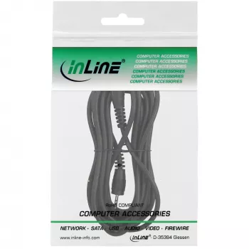 InLine Audio Cable 2.5mm Stereo male / male 3m
