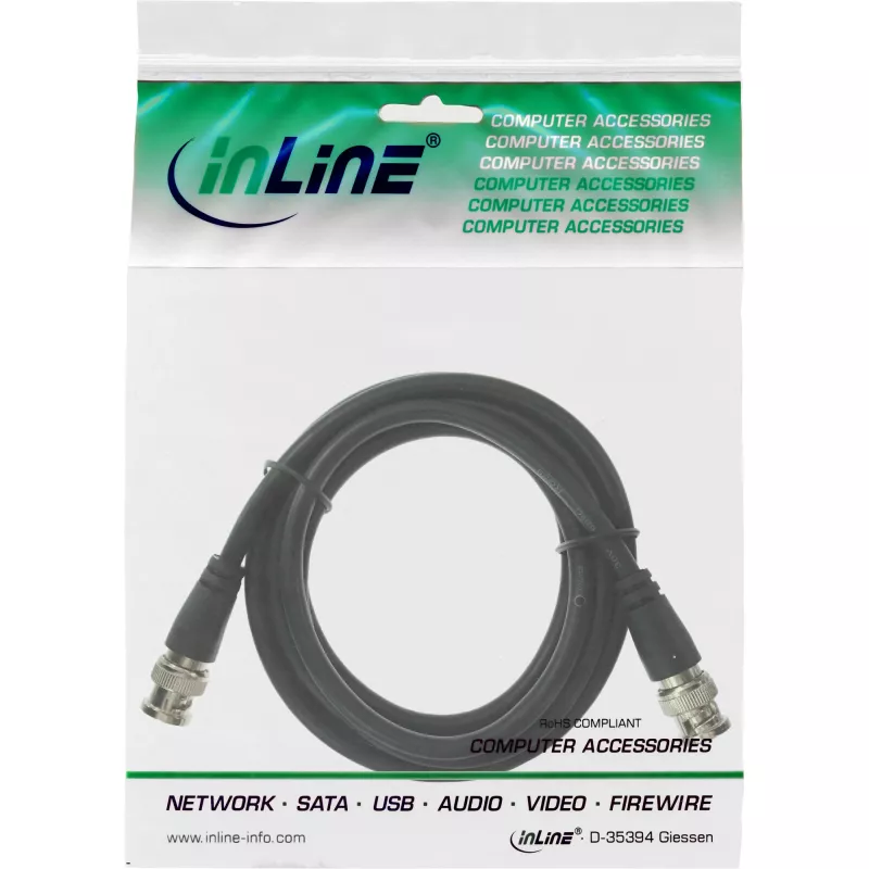 BNC Video Cable RG59 75Ohm 2m InLine 10802
