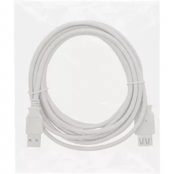 InLine USB 2.0 Extension Cable Type A male / female, beige, 3m, bulk