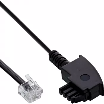 InLine ADSL Splitter Cable TAE-F German / 6P2C DEC male 6m