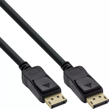 InLine DisplayPort Cable black gold plated 1.5m