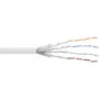 Patch Cable InLine S/FTP PiMF Cat.6 AWG27 PVC CU 100 m, white