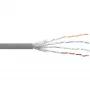 InLine Patch Cable S/FTP PiMF Cat.6 grey AWG27 PVC CU 100m