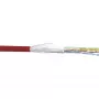 InLine Patch Cable SF/UTP Cat.5e AWG26 CCA PVC red 100m