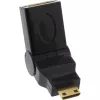 HDMI Adapter InLine 17690M HDMI A female / HDMI C male swing type gold plated