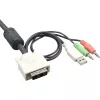 InLine KVM Switch 2 Port DVI-D USB with Audio