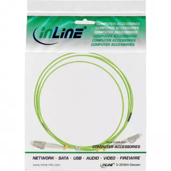 InLine Fiber Optical Duplex Cable LC/LC 50/125µm OM5 2m