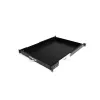StarTech.com 1U Sliding Server Rack Mount Keyboard Shelf Tray, 55lbs (25Kg), 22in (55cm) Deep Steel Pull Out Drawer for 19 inch AV, Network Equipment Rack