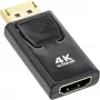 InLine converter DisplayPort male / HDMI female, 4K/60Hz, with audio