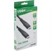 InLine USB4 cable, USB-C male/male, PD 240W, 8K60Hz, TPE black 1m