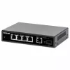 Intellinet 5-Port Gigabit Ethernet PoE+ Switch with SFP Port 91W Power Budget