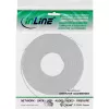 InLine Patch cable flat, U/FTP, Cat.6A, TPE halogen-free, white, 5m