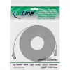 InLine Patch cable flat, U/FTP, Cat.8.1, TPE halogen-free, grey, 5m
