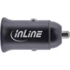 InLine USB car power adapter power delivery, 2x USB-C, black