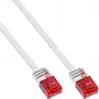 InLine Flat Ultraslim Patch Cable U/UTP Cat.6 Gigabit ready white 1m